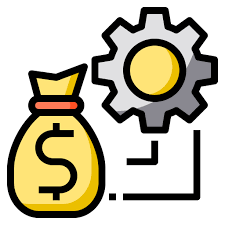 Manufacturing industry automation icon