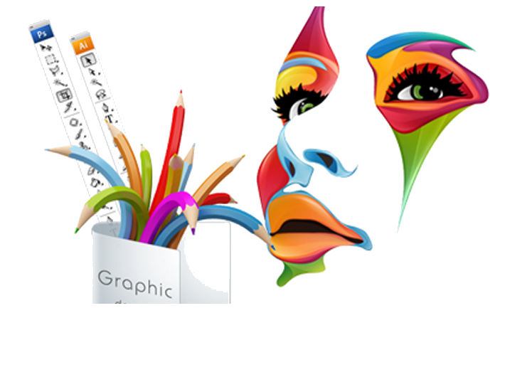 Graphics and UI UX design service icon