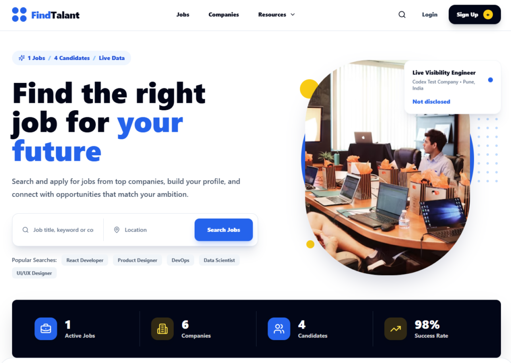 JobSphere — Job Finding & Recruitment Management SaaS