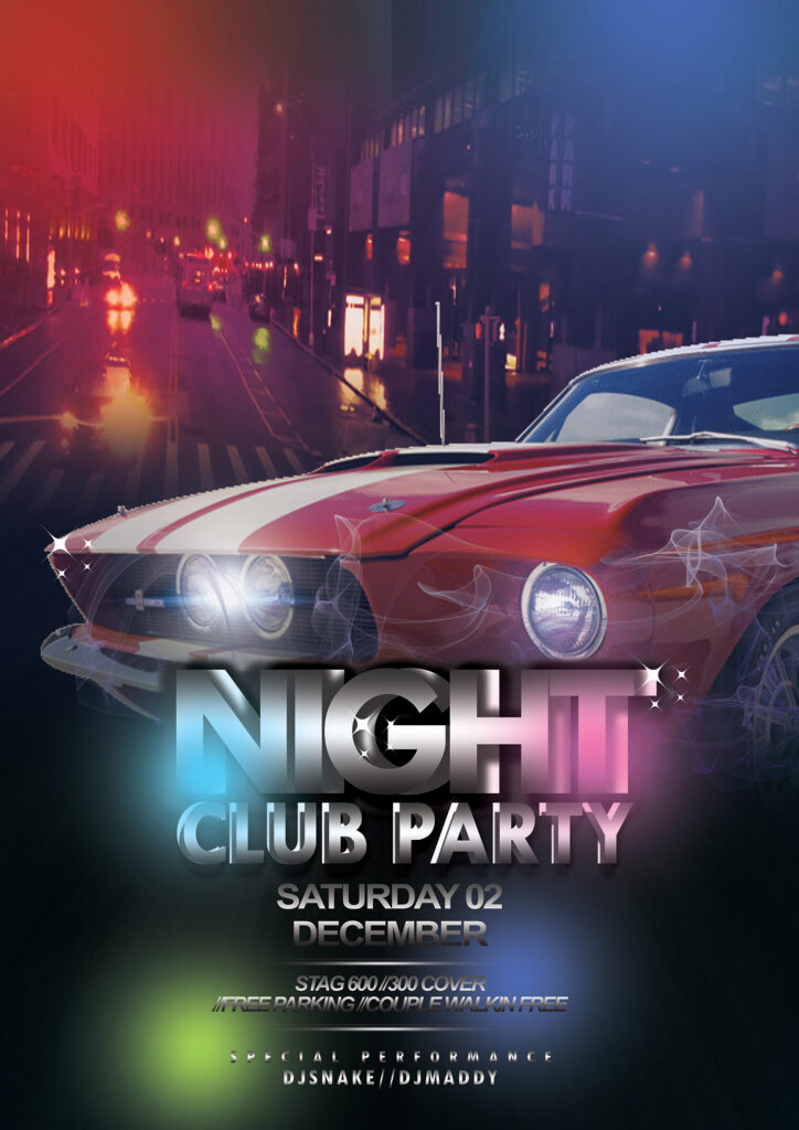 Night Club Party — Event Flyer Design