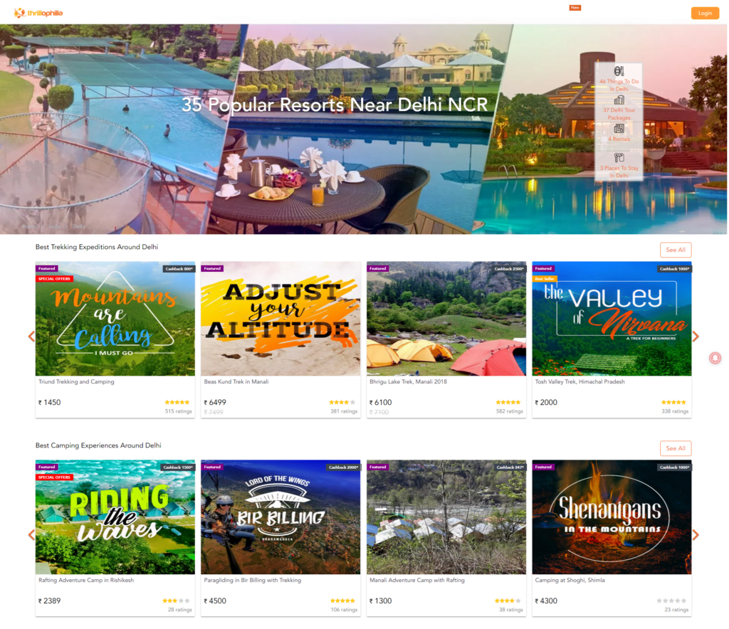 Travel Booking App UI