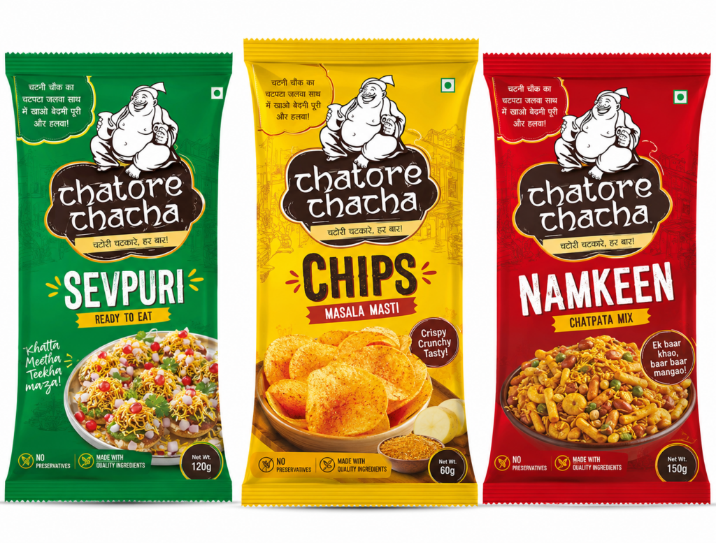 Chatore Chacha Packaging Design, Branding & Social Media Ads
