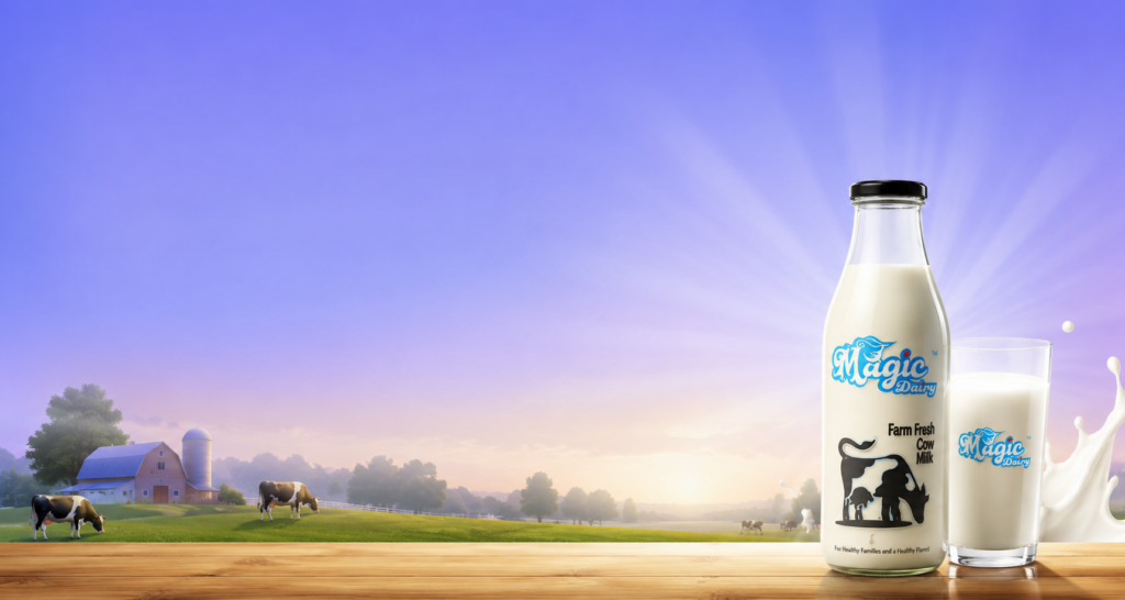 Magic Dairy – Delhi NCR's Best Farm-Fresh Organic Cow Milk