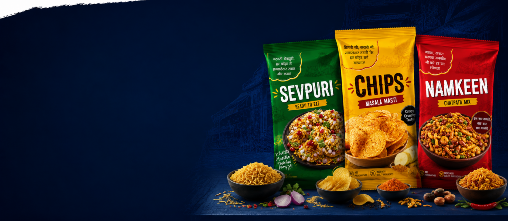 Chatore Chacha — Snack Brand Identity & Product Packaging Design