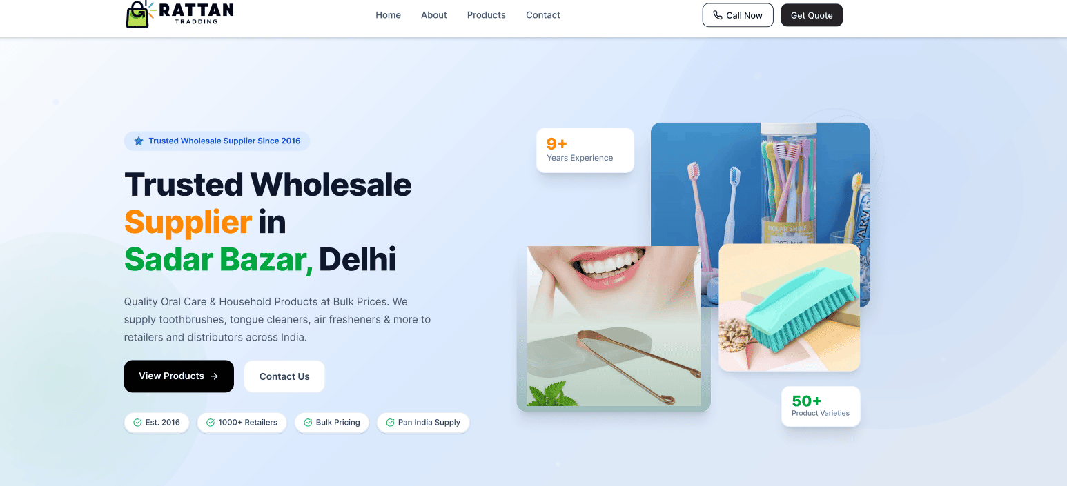 Furniture ecommerce website portfolio project