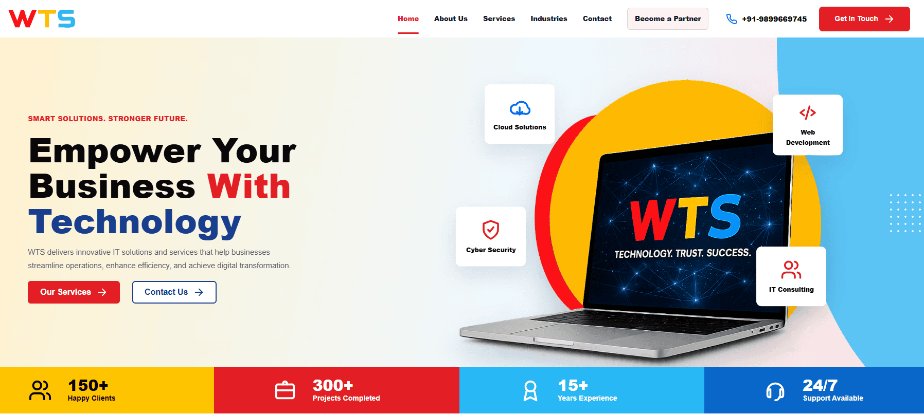WTS – IT Solutions Website case study