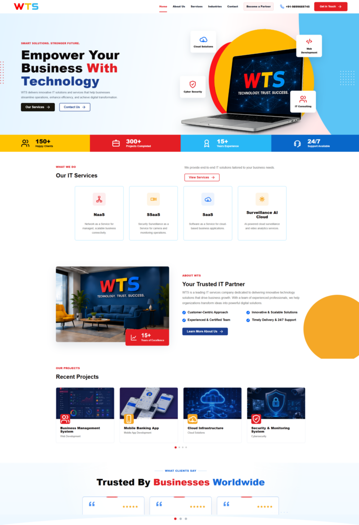 WTS IT Solutions Website